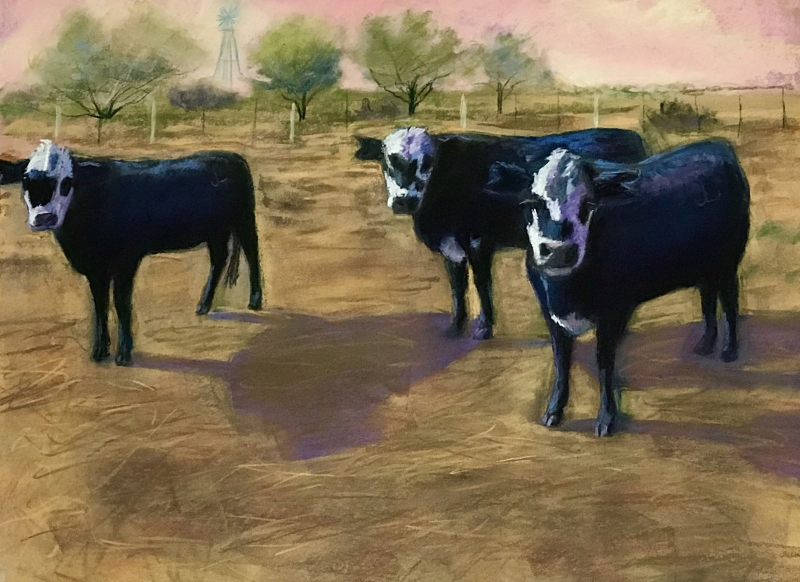 West Texas Trio by artist Janis Langley